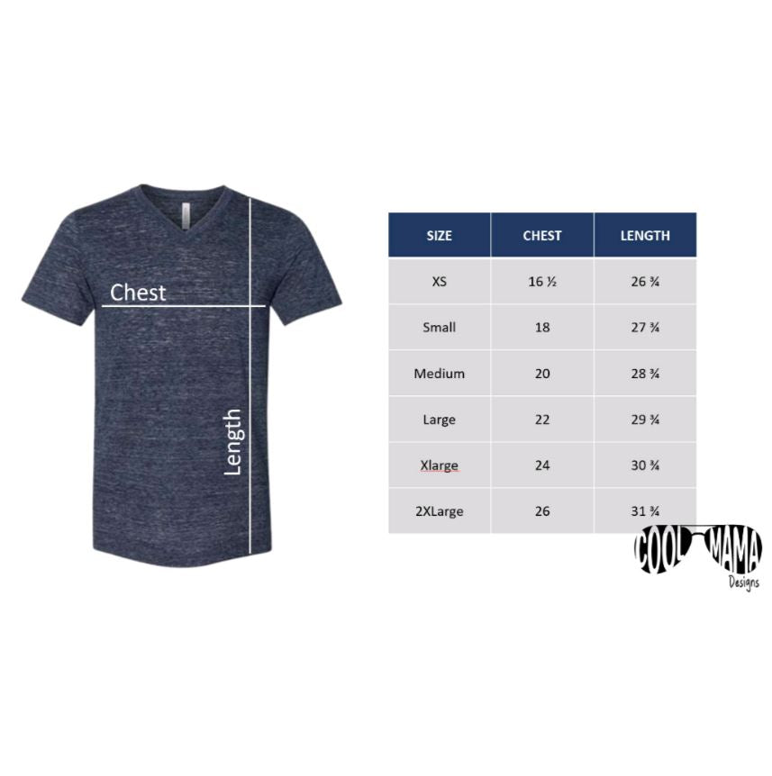 Summer Nights and Ballpark Lights V Neck Tee