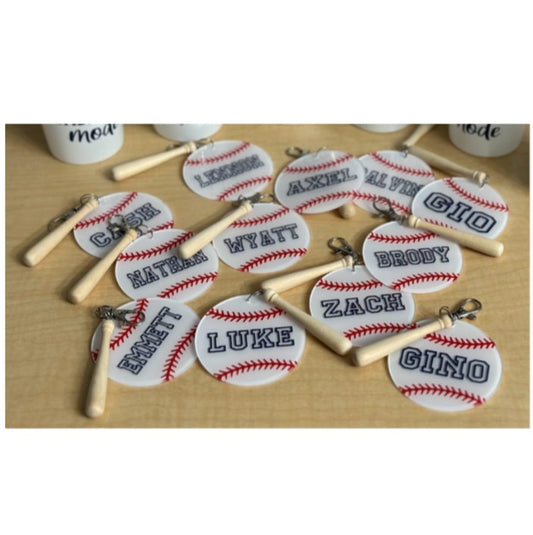 Baseball or Softball Bag Tags- Whole Team (Qty. 12)