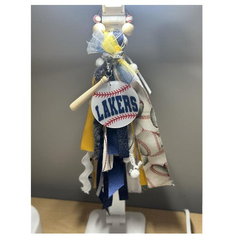 Lakers Tassel Keychain