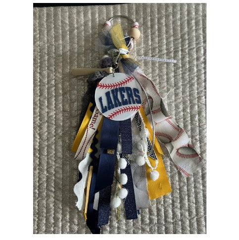 Lakers Tassel Keychain