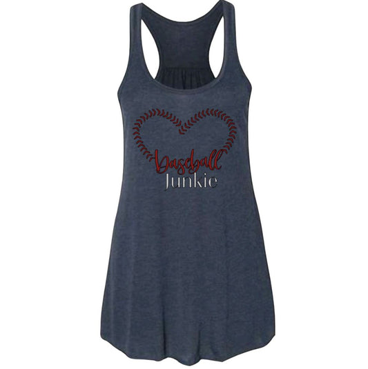 Baseball/Softball Junkie Racerback Tank