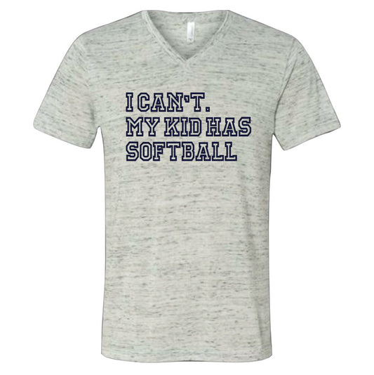 I Can't my Kid Has... V Neck Tee