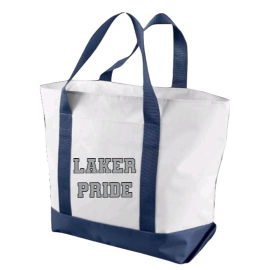 Lakers Nylon Zippered Tote