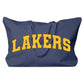 Lakers Canvas Zippered Tote