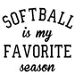 Baseball/Softball is my Favorite Season Racerback Tank