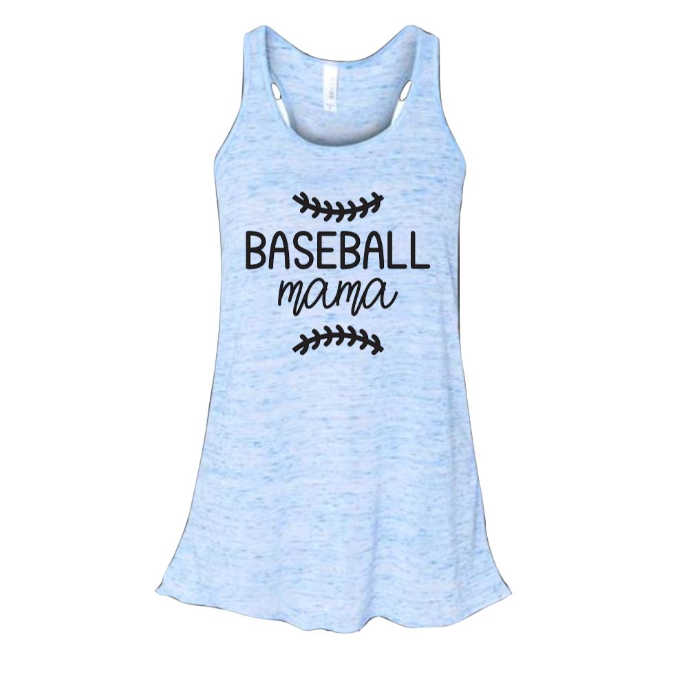 Baseball/Softball Mama Racerback Tank